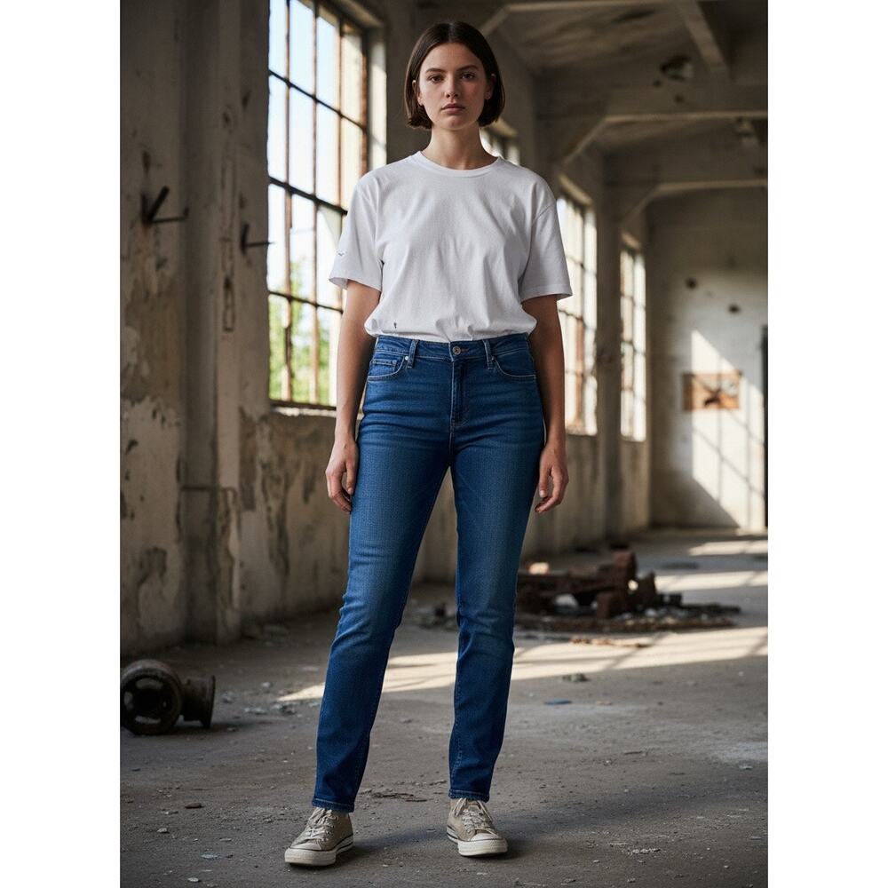 Denizen from Levi's Women's Modern Ankle Skinny Size 12 Medium Wash